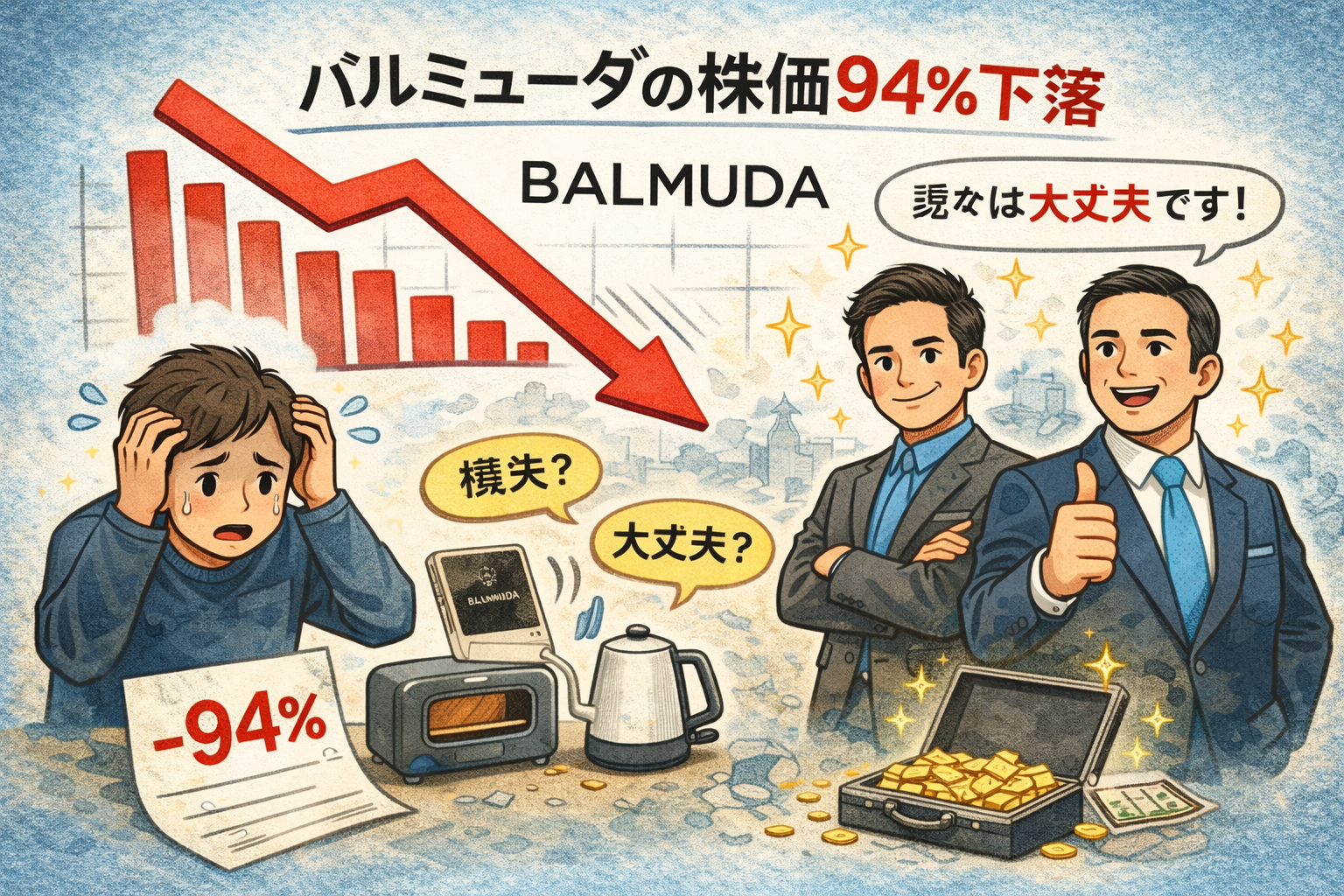 バルミューダ現状を表すイメージ図